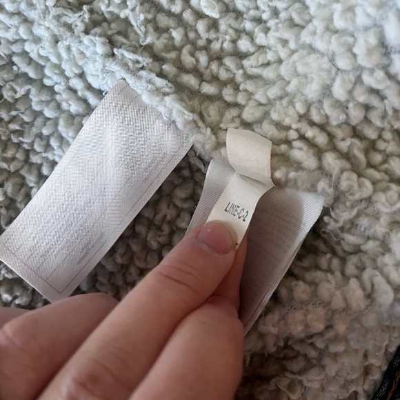 H & M Fur Lined Trucker Jacket L - Picture 3 of 6